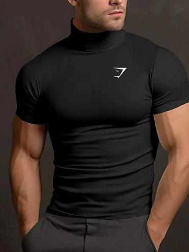 pull and: Мужская футболка, M, L, Новый, цвет - Черный, Самовывоз, Платная доставка — 4