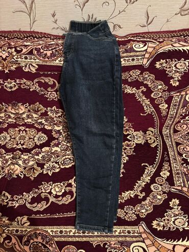 детские вещи на комиссию: Uşaq cins şalvarı - Rəng: tünd göy (dark wash) - Model: dar kəsim