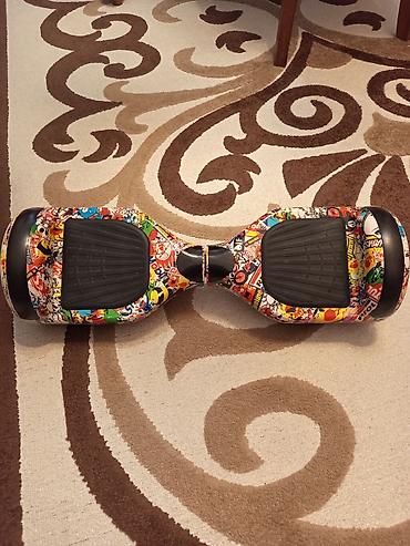 Elektrik nəqliyyatı: Qrafitili naxışlı hoverboard (gyroskuter) - Ölçü: 6.5" təkərlər – — 4