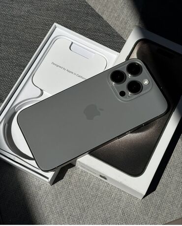 Apple iPhone: IPhone 15 Pro, 128 GB, Natural Titanium, Face ID