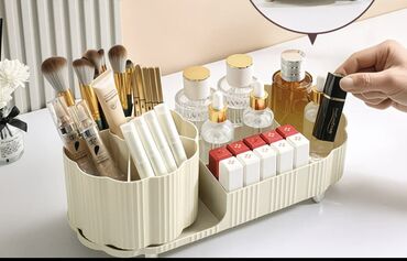 купить навесной кухонный шкаф: Органайзер для косметики с поворотным модулем - Двухсекционная