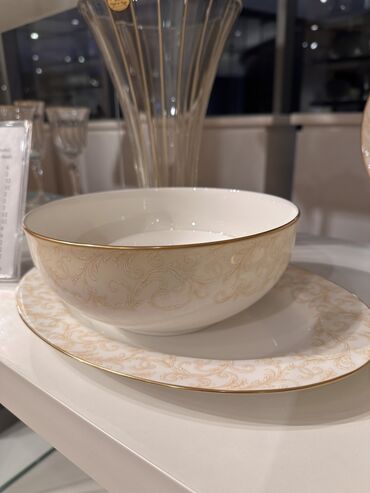 Nahar dəstləri və servizlər: Nahar dəsti, rəng - Sarı, Farfor, 12 nəfərlik, Yaponiya — 9