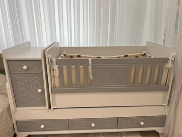 постельное бельё: Oğlan və qız üçün, Yeni, Dördbucaq, Beşik, Dəst ilə, Matras ilə, Yellənmə mexanizm ilə