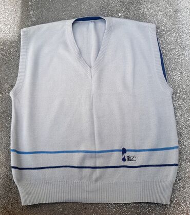 šorc muški: Vest, L (EU 52), color - Grey, Cotton