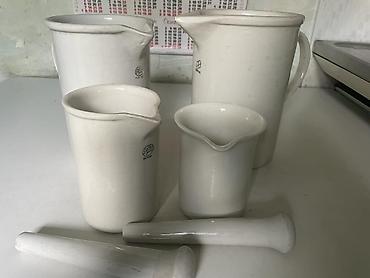 Другая посуда и кухонный инвентарь: Лабораторная посуда и аксессуары (набор) Состав: - Фарфоровые — 1