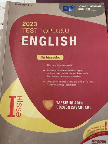 ingilis dilinde kitablar: İngilis dili toplu yeni nəşr 2023. Yeni veziyyetdedir