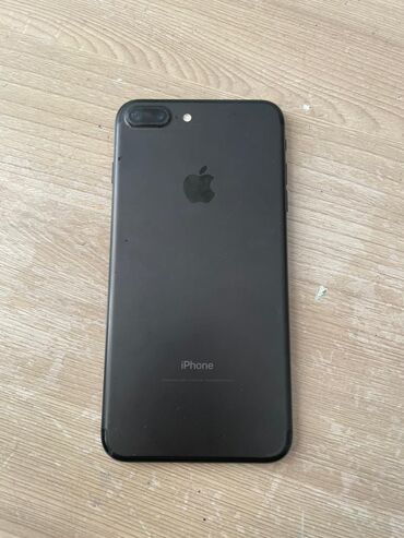 iphone 8 plus ош: IPhone 7 Plus, Б/у, 128 ГБ, Black Titanium, Защитное стекло, Зарядное устройство, 100 %