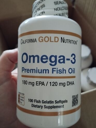 ən yaxşı balıq yağı: Американская omega 3 жирные кислоты 100капсул,28azn,Доставка внутри