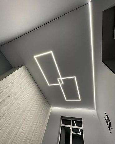 Натяжной потолок: Натяжной потолок Глянцевое, Матовое, 3D потолки Бесплатный замер, Гарантия, Монтаж — 9