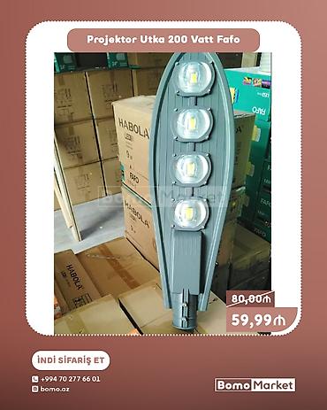 Projektorlar: Proyektor Utka 200 Vatt FAFO - Güclü LED işıqlandırma: 200W - 5 ədəd — 1
