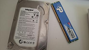2 tb hdd: 250 gb Sata (hdd) + Patriot 2 gb DDR3. Ikiside işləyir — 1