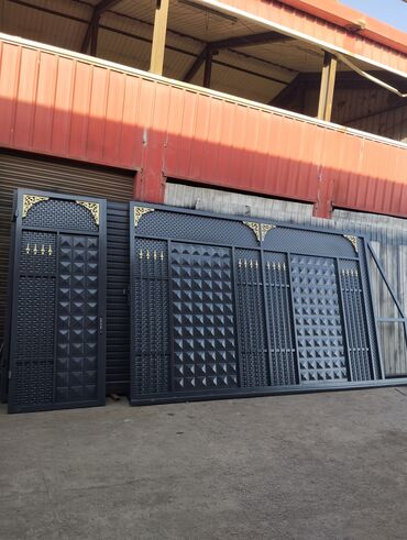 Откатные ворота: Ворота Бишкек принимаем заказы+ доставка и установка — 10