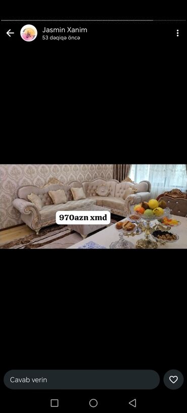 Divanlar: Künc divan, Açılan, Parça -da lalafo.az — 6 Divanlar: Künc divan, Açılan, Parça — 6