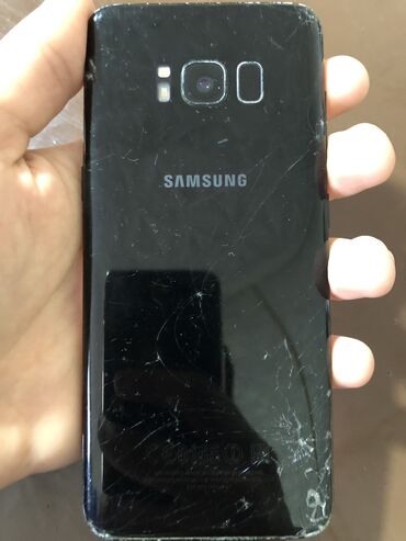 самсук а53: Samsung Galaxy S8, Б/у, 64 ГБ, цвет - Черный, 2 SIM