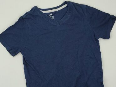 sukienka w groszki letnia: T-shirt, H&M, 10 years, 134-140 cm, condition - Very good