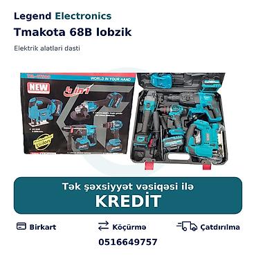 drel dəsti: Elan başlığı: Elektrik alətlər dəsti Tmakota 68V lobzik, perforator — 1