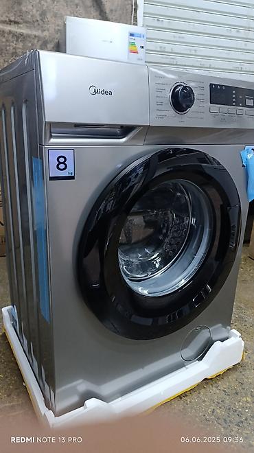 60: Стиральная машина автомат, Новый, Midea, До 8 кг, Фронтальная, Оптом — 9
