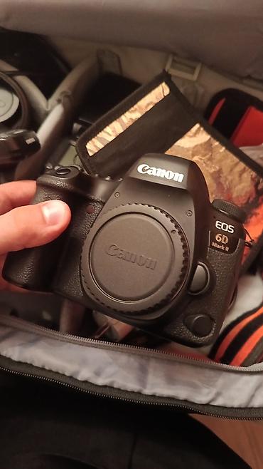 canon 6d: Canon EOS 6D Mark II fotoaparat dəsti təcili satılır problemsiz dir — 1