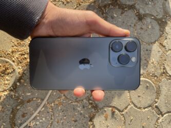 айфон 12 про телефон: IPhone 14 Pro Max, Б/у, 128 ГБ, Серебристый, Чехол, 88 %