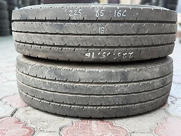 es 2016: 225/85/16С сешка грузовой 2 шт в идеальном состоянии фирма Dunlup год — 1