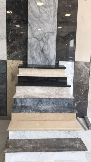 Mərmər: Mərmər pilləkənlər və üzlüklər – dizayn və montaj - Təbii mərmərdən — 5