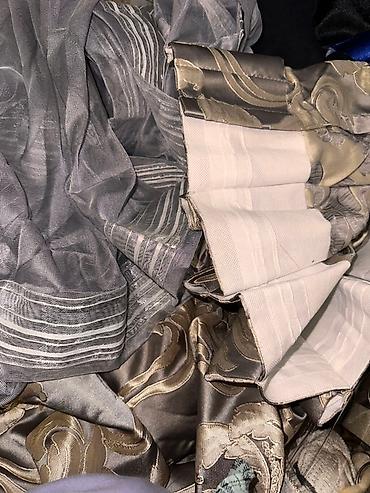 Шторы и занавески: Комплект штор, Жаккард, С тюлем в комплекте, Готовое изделие, Для зала — 8