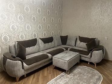 Divan və masa dəstləri: Yeni, Künc divan, Qonaq otağı üçün, Açılan — 4