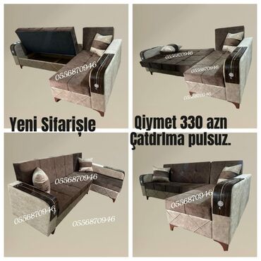 Sifarişlə divanlar: Künc divan, Qonaq otağı üçün, Parça, Bazalı, Açılan, Kitab — 2