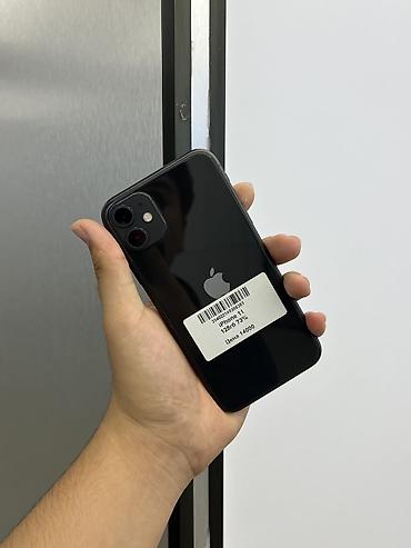IPhone 11, Б/у, 128 ГБ, Черный, Защитное стекло, Чехол, В рассрочку, 73 %