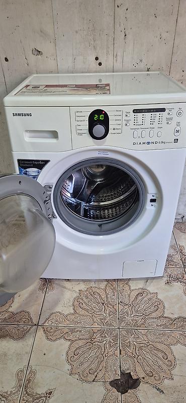 Paltaryuyan maşınlar: Paltaryuyan maşın Samsung, 6 kq, İşlənmiş, Avtomat, Qurutma var, Ödənişli çatdırılma — 2