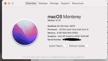 Apple MacBook: MacBook Air 2017 13-inch İdeal vəziyyətdədi, heç bir problemi yoxdu və — 11