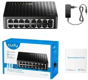 brzi punjac za mobilni cena: Brand: CUDY |x|x Model: CUDY Cudy FS1016D 16-Port 10/100M Base-TX Port