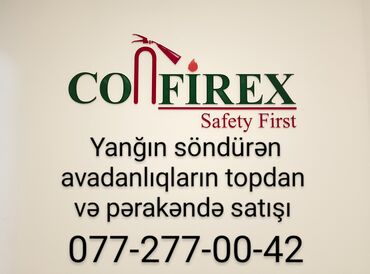 Digər metal məhsullar: Yanğın söndürən avadanlıqların topdan və pərakəndə satışı
