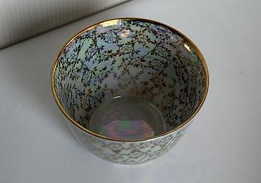 cay: Çay dəsti, rəng - Qızılı, Farfor, 10 nəfərlik, Almaniya — 5