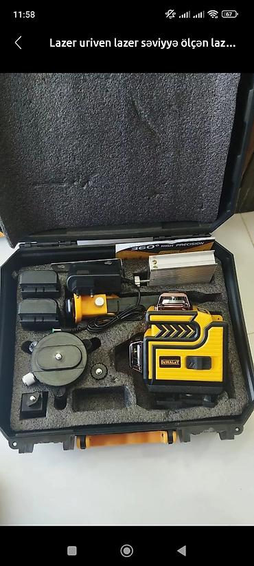 lazer svarka: Dewalt tipli 360° lazer səviyyə cihazı – peşəkar nişanlama və ölçülər — 1