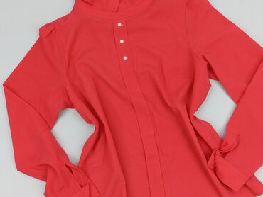 czerwone spódnice z guzikami: Women's blouse, XL (EU 42)