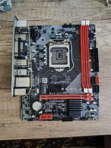 core i5 9400f: Материнская плата для ПК, Б/у, Huananzhi, LGA1155, Micro-ATX — 1