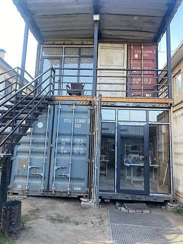 Продажа торговых контейнеров: Срочно Продаю или меняю морские Контейнера 6шт-40т соединены между — 8