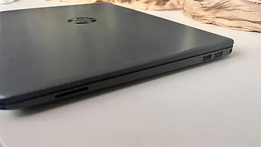 HP noutbuk - Korpus: qara, teksturalı qapaq, nazik və yüngül dizayn -