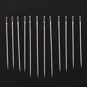 Igle za šivaće mašine: Set samoubadajućih igala za šivenje – metalne igle sa “self-threading” — 10