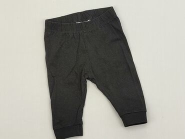 czarne trampki born2be: Spodnie dresowe, H&M, 0-3 m, stan - Dobry