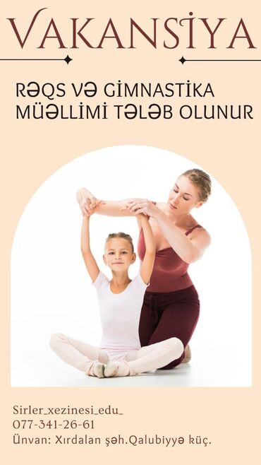 rəsm müəllimi vakansiya 2023: Müəllim tələb olunur, 1-2 illik təcrübə, Natamam iş günü