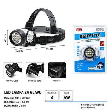 KMT Prednja lampa-granata 2001686 LED čeona lampa za rad bez ruku sa