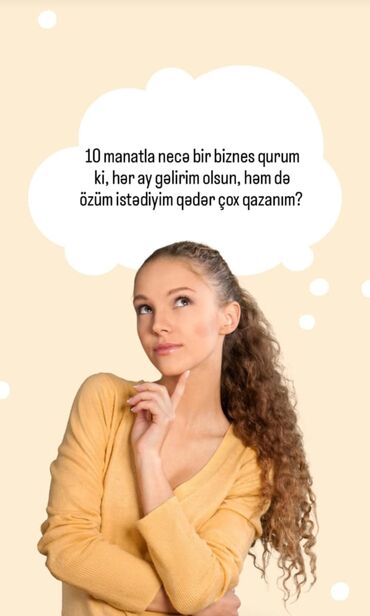 Başqa xidmətlər: 📢 Careershine Online Biznes Komandamıza XANIM əməkdaşlar axtarılır! 💻