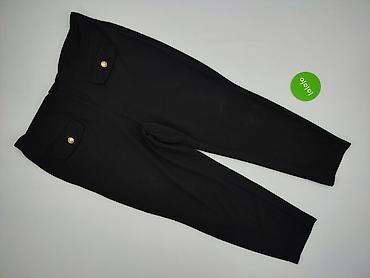 szerokie spodnie pull: Spodnie materiałowe damskie, rozmiar 3XL — 2