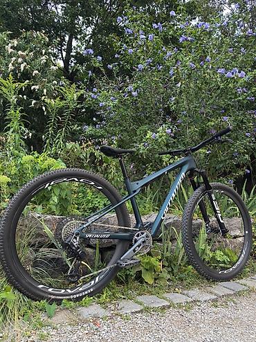 карбоновые: Горный велосипед, Specialized, Рама M (156 - 178 см), Карбон, Б/у — 1