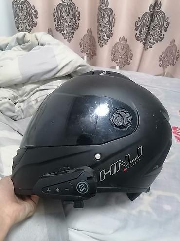 helmet: Мотоциклетный шлем HNJ (интеграл) - Цвет: матовый чёрный - — 2