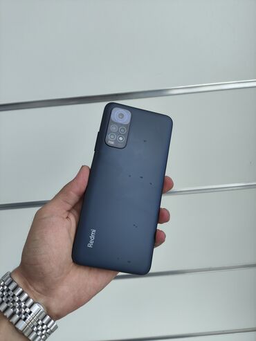 telefon redmi not 8: Xiaomi Redmi Note 11, 128 GB, rəng - Qara, 
 Düyməli, Barmaq izi