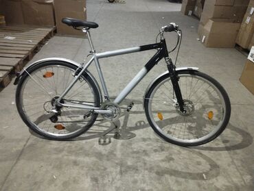 седло для осла: Немецкий велосипед Fischer. Рама алюминиевая. Колёса 28 дюймов