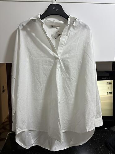 lc wikiki: LCW Casual qadın köynəyi - Rəng: ağ - Ölçü: XL–XXL (etiketdə — 1